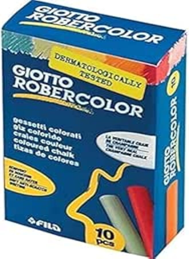 Wonka Giotto 538900 Robercolor Chalks - Set of 10